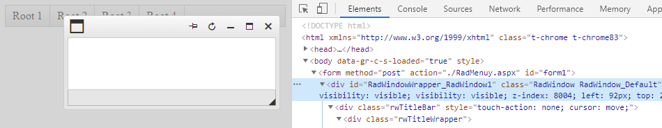 RadWindow overriden z-index